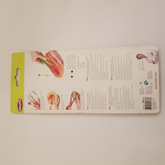 Chef'n Scoop Troop Melon baller& fruit scoops set - Picture 2 of 5